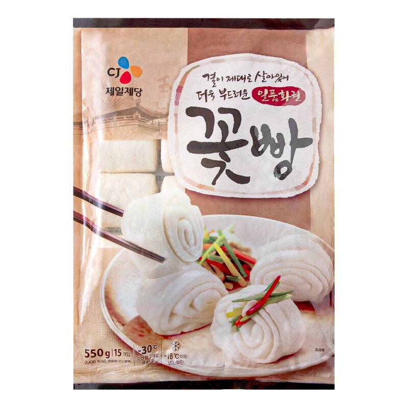 CJ제일제당 일품화권 꽃빵 (냉동), 550g, 1개