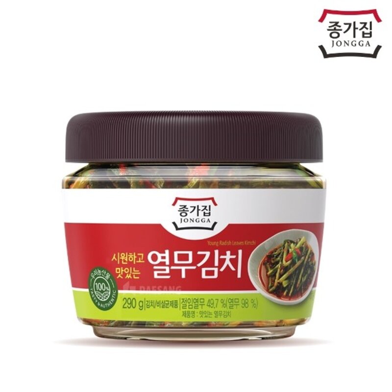 종가집 한입 열무김치290g(PET), 1개, 290g