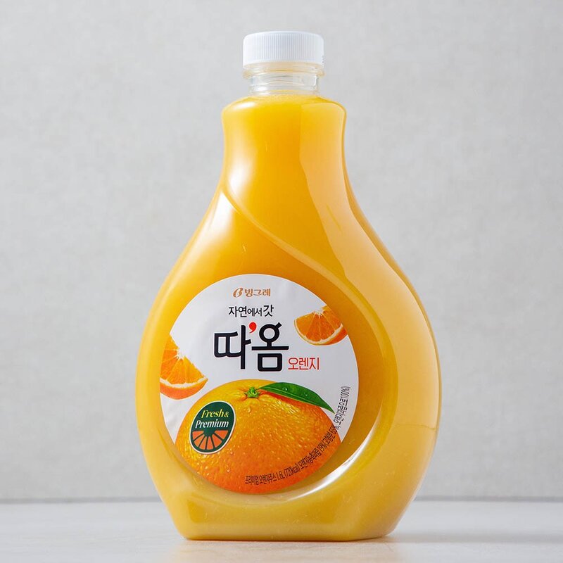 따옴 오렌지 주스, 235ml, 20개