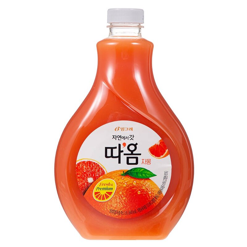 따옴 자몽주스, 1.6L, 1개