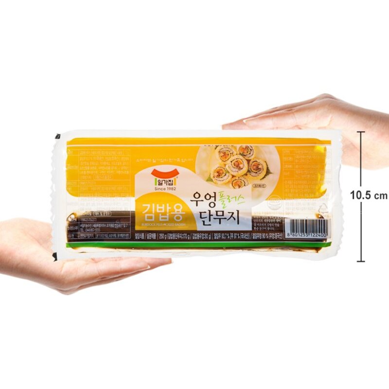 일가집 김밥용 우엉 80g + 단무지 170g, 250g, 1세트