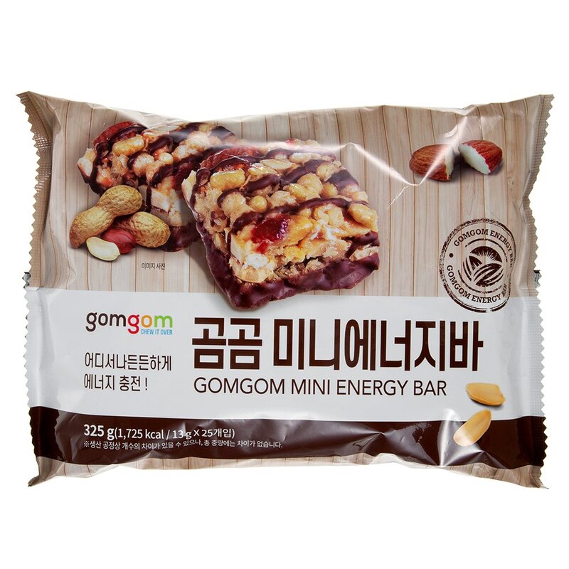 곰곰 미니 에너지바, 325g, 1개