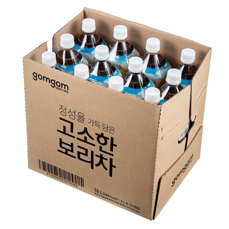 곰곰 고소한 보리차, 1.5L, 36개