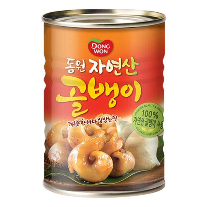 동원 자연산 골뱅이, 400g, 2개