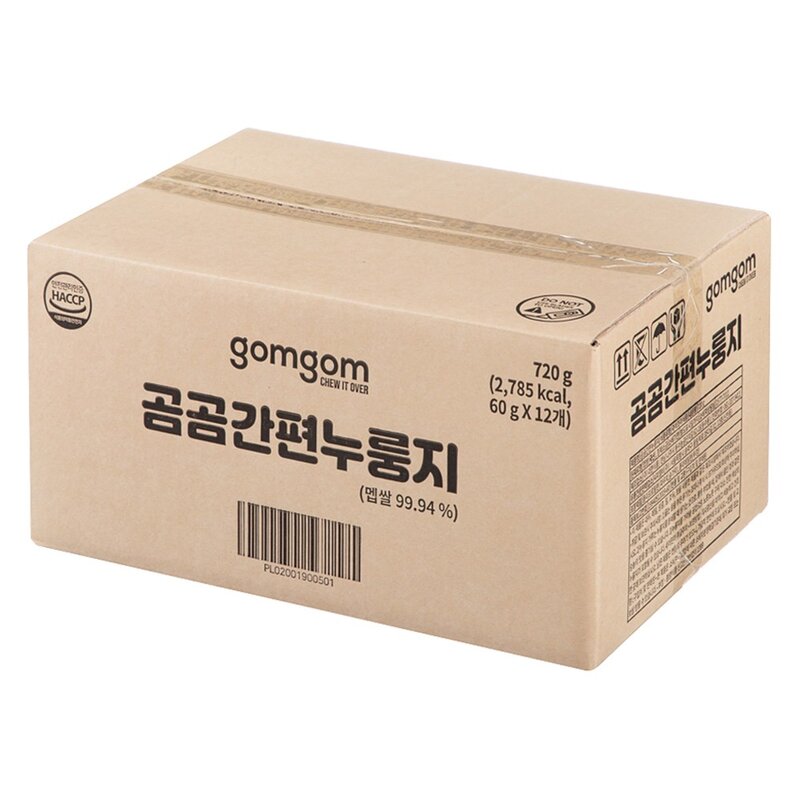 곰곰 간편 누룽지, 30g, 12개