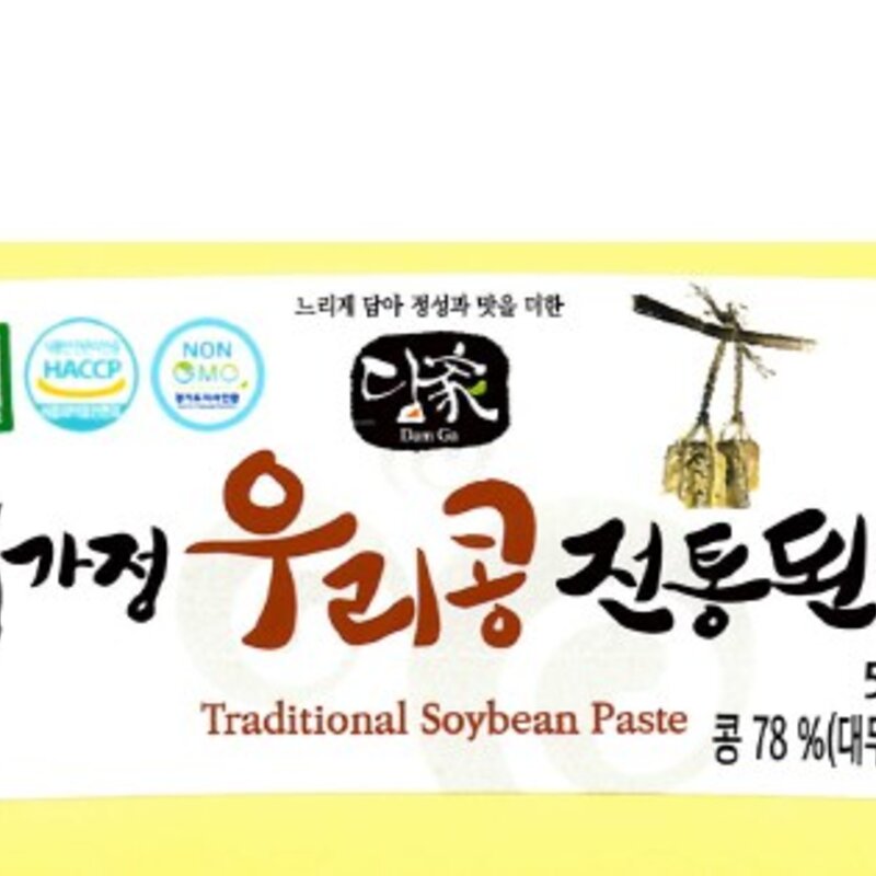 담가 우리콩 전통된장, 500g, 1개