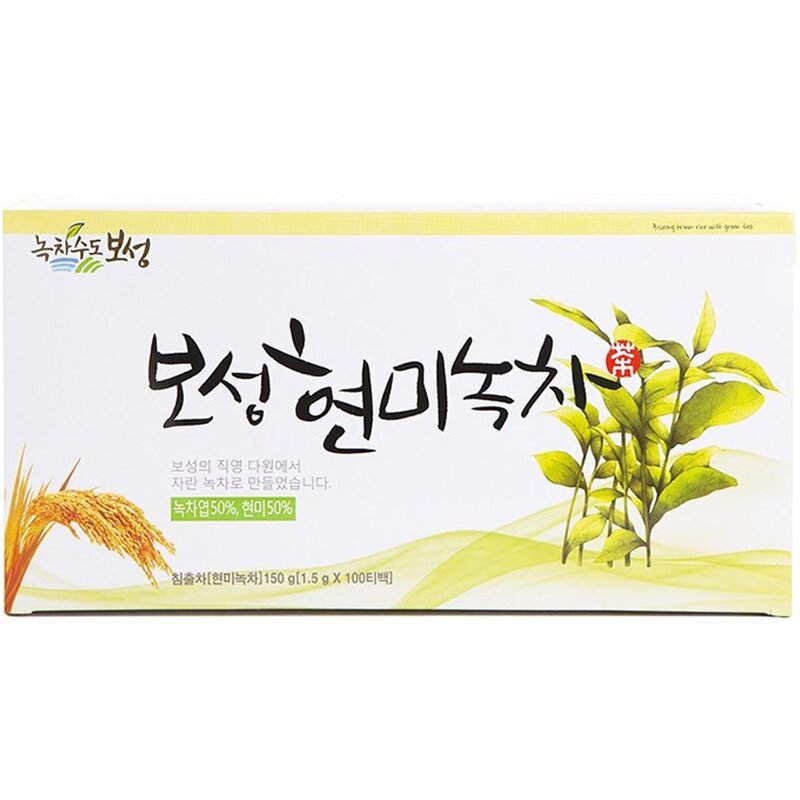 대한다업 보성 현미녹차 티백, 1.5g, 100개입, 2개