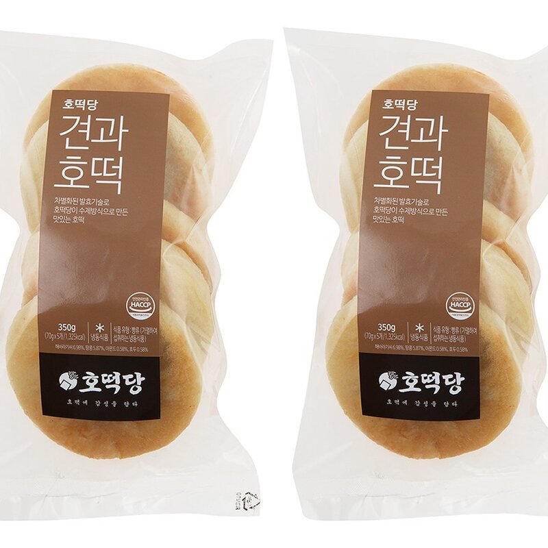 호떡당 견과호떡 (냉동), 350g, 2팩