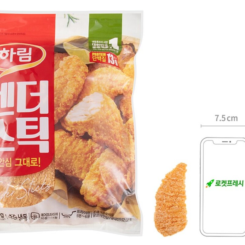 하림 텐더스틱 (냉동), 1.2kg, 1개