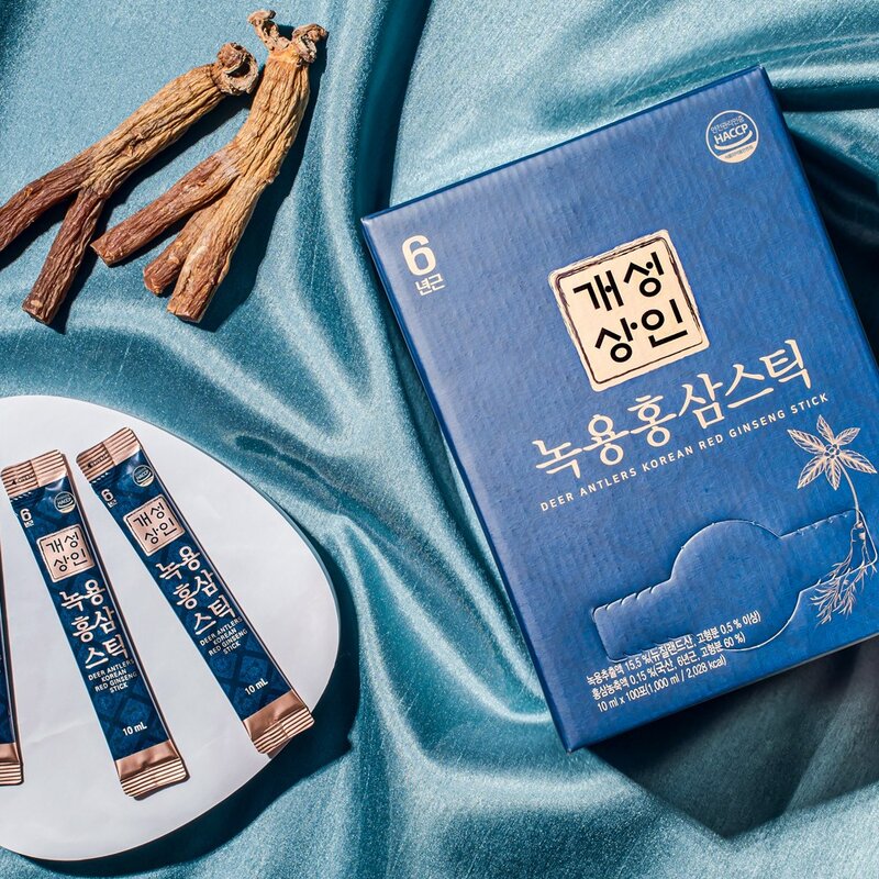 개성상인 녹용 홍삼스틱 100p + 쇼핑백, 1L, 1세트