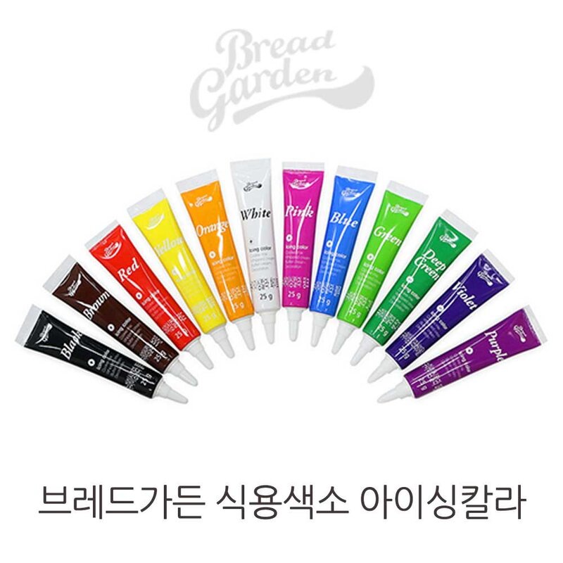 브래드가든 아이싱칼라 레드, 1개, 30g