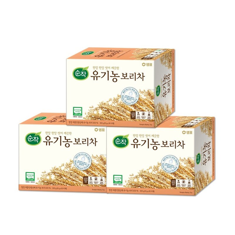 순작 유기농 보리차, 10g, 30개입, 1개