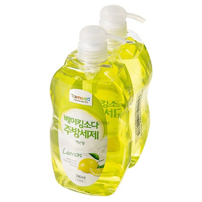 탐사 베이킹소다 주방세제 레몬, 780ml, 1개