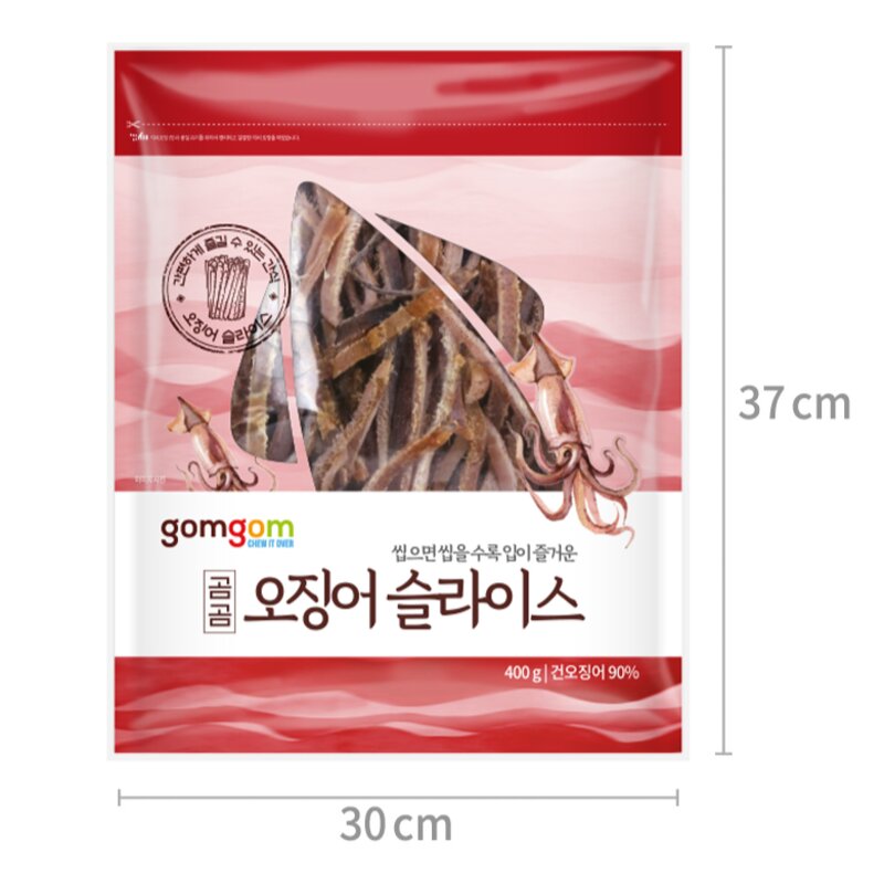 곰곰 오징어 슬라이스 대용량, 400g, 1개