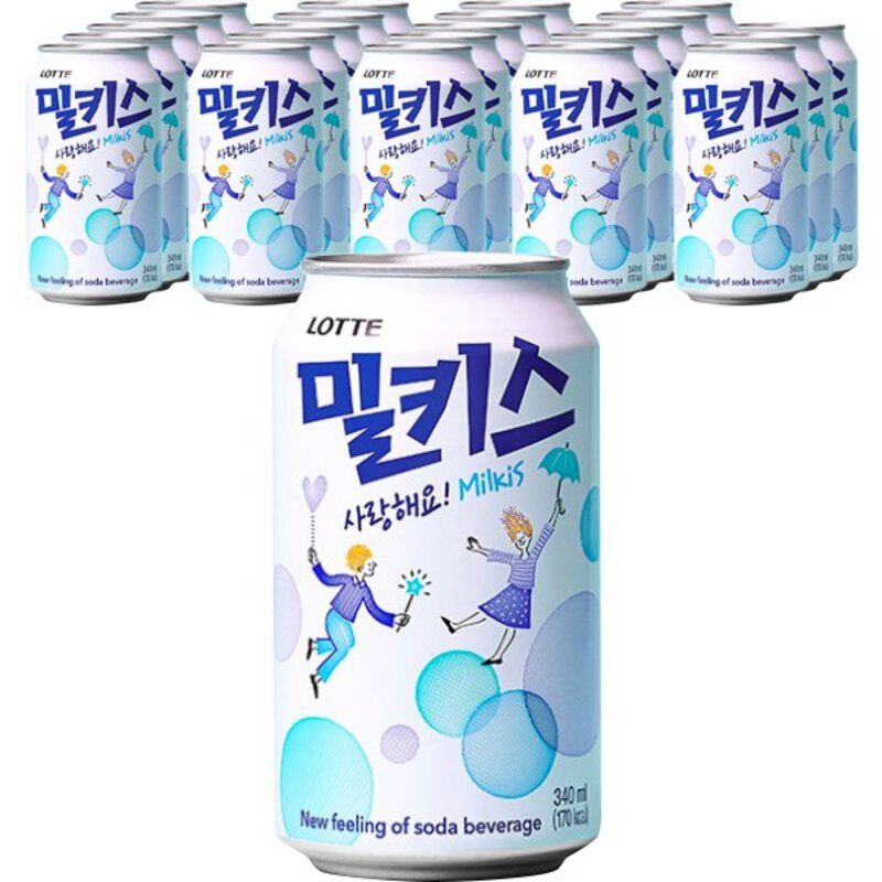 밀키스, 340ml, 48개