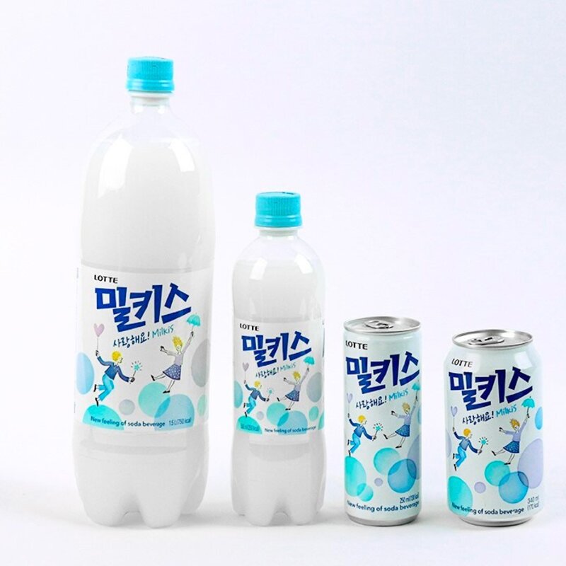 밀키스, 340ml, 48개