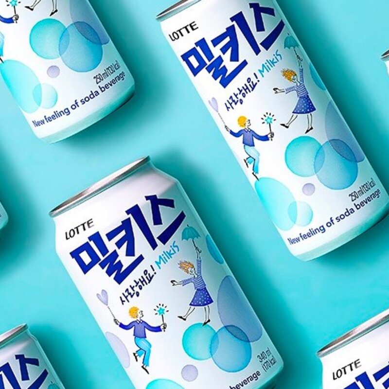 밀키스, 340ml, 48개