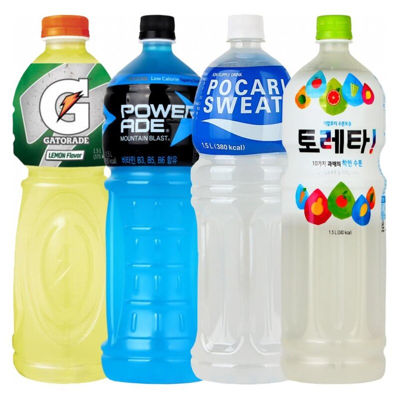 토레타&게토레이&파워에이드&포카리스웨트 1.5L X 각3개(총12개) 갈증해소 이온음료 운동음료, 1세트