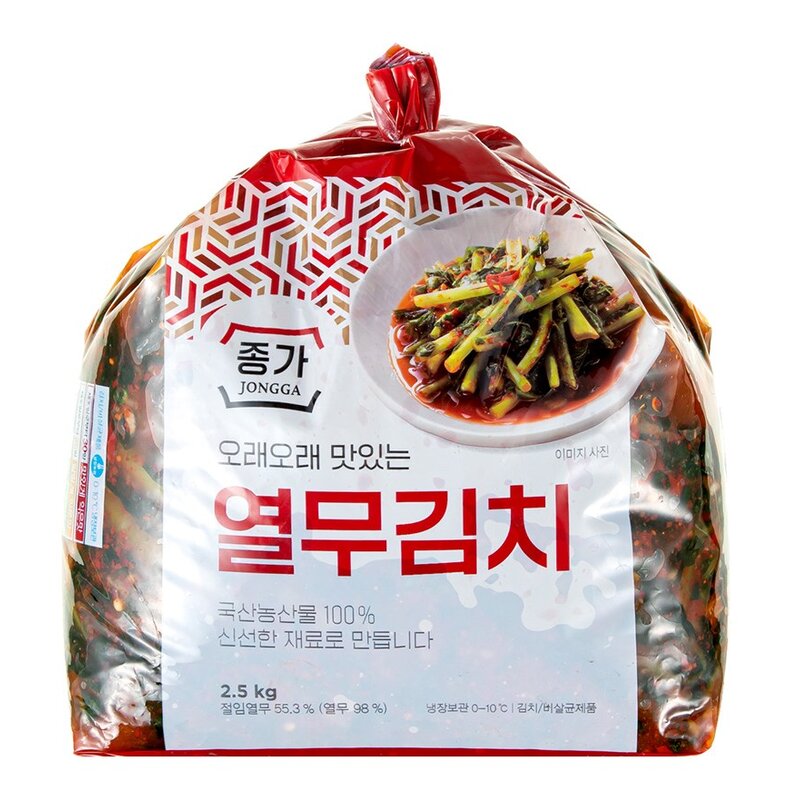 대상 종가 열무김치, 80g, 6개