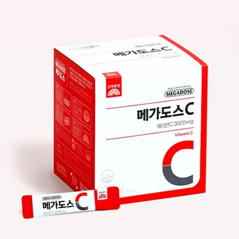 고려은단 메가도스C 비타민C 3000mg, 60포, 180g, 1개