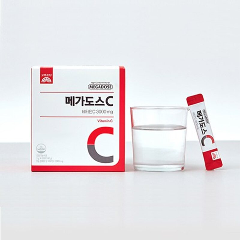 고려은단 메가도스C 비타민C 3000mg, 60포, 180g, 1개