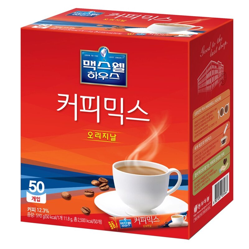 맥스웰하우스 커피믹스 오리지널 스틱형, 11.8g, 180개입, 1개