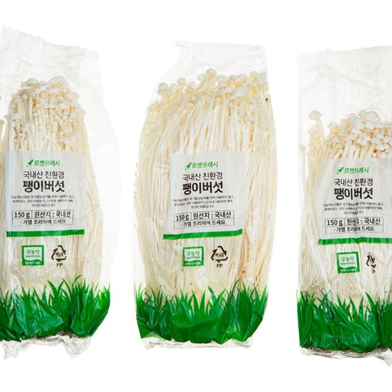 친환경 국내산 팽이버섯, 300g(150gx2개입), 1개