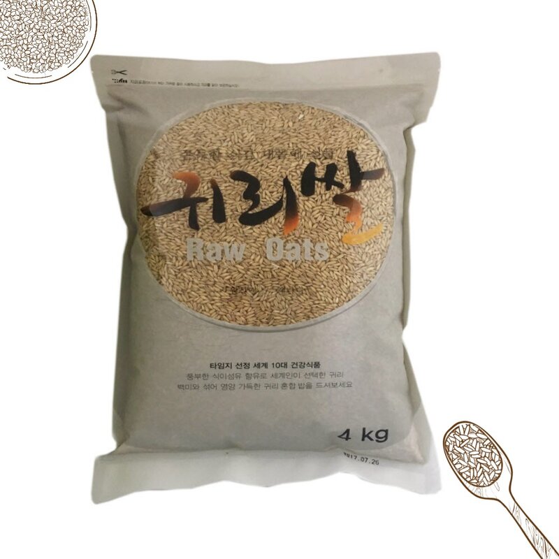 햇사래 귀리쌀 4kg, 1개