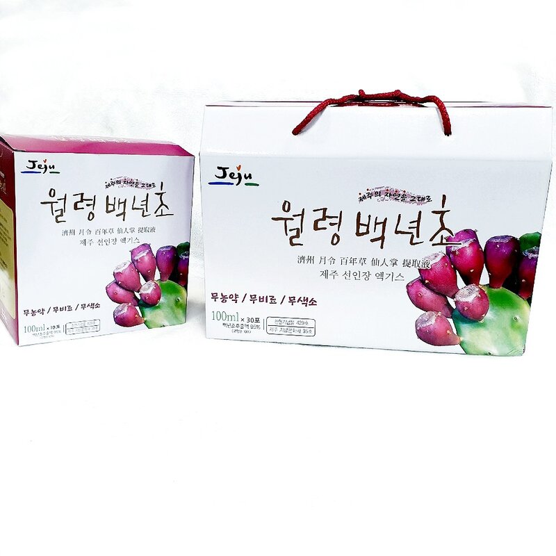 제주 백년초 열매 엑기스 (열매즙) 100ml * 30포, 1개, 3L