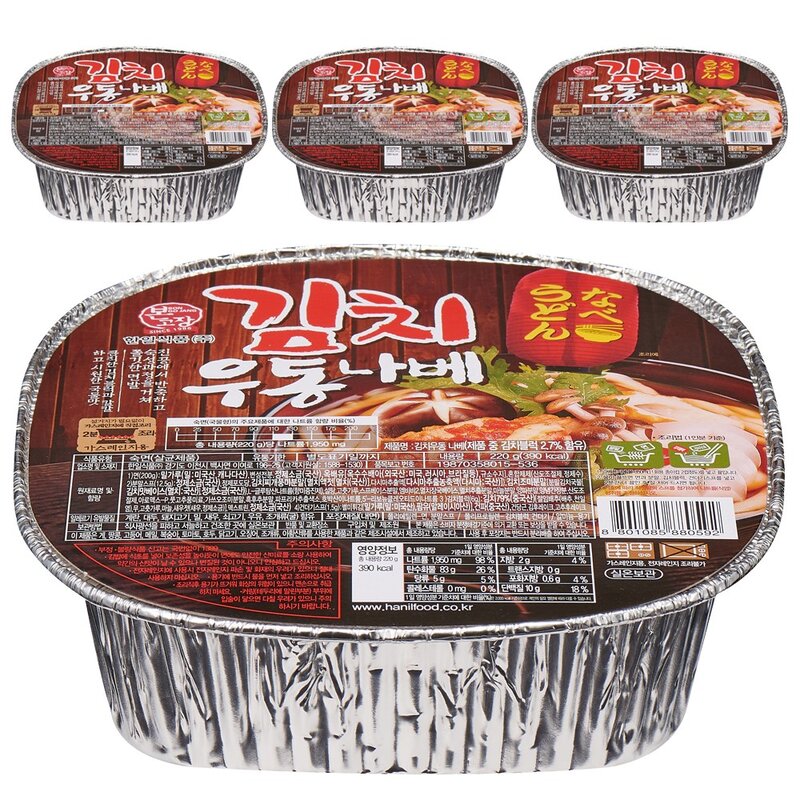 한일본고장 김치우동 나베, 220g, 6개