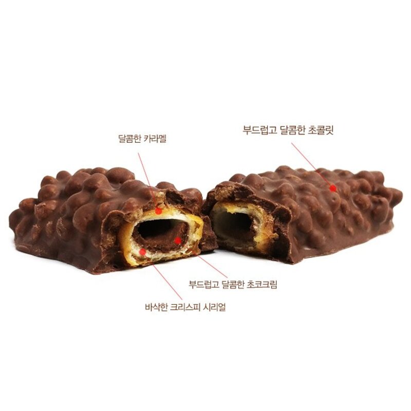 초코무초 초코바 / 피넛 총, 27g, 1세트