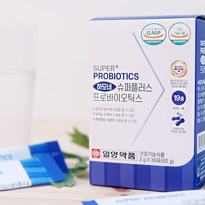 일양약품 하모네 슈퍼플러스 생 유산균 프로바이오틱스 30p, 1개, 60g