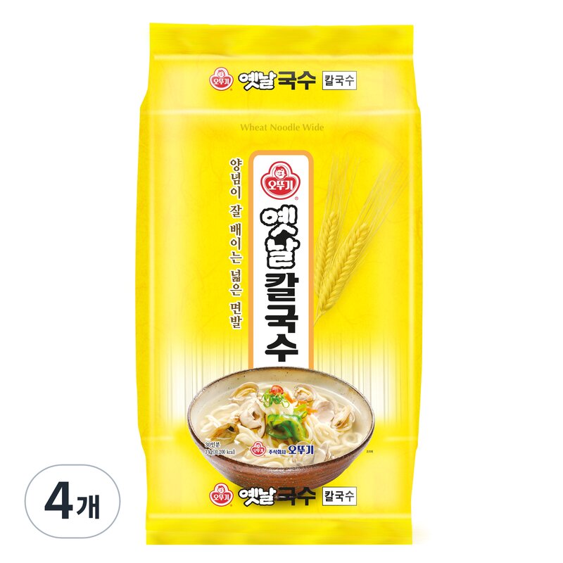 오뚜기 옛날 칼국수, 3kg, 5개