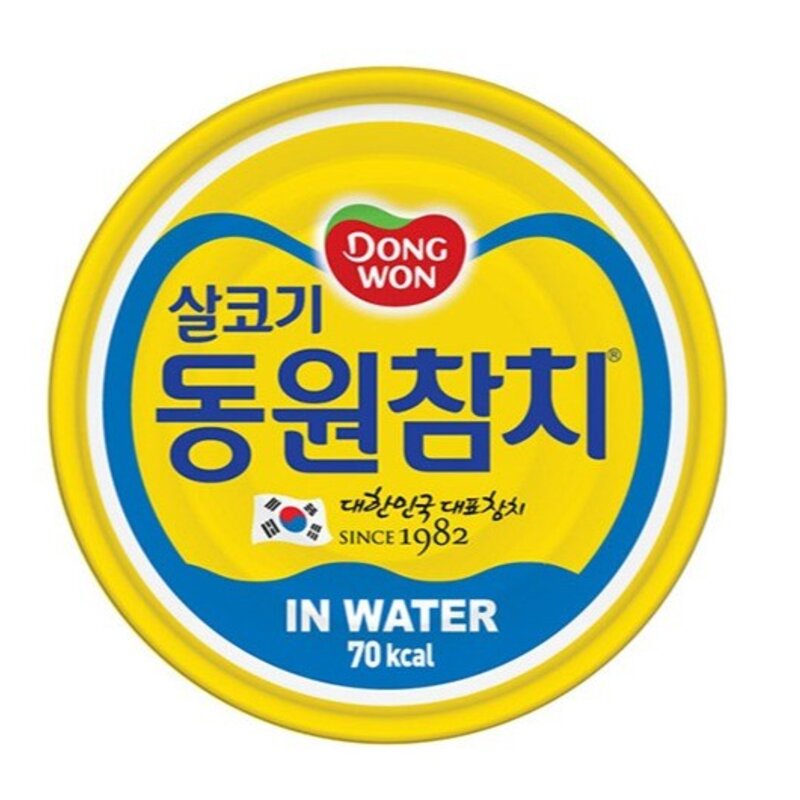 동원 살코기 참치 인 워터, 100g, 6개