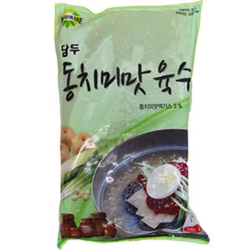 [아이싱싱]담두 동치미육수350g 물 비빔 냉면 국수 전문점용, 350g, 10개