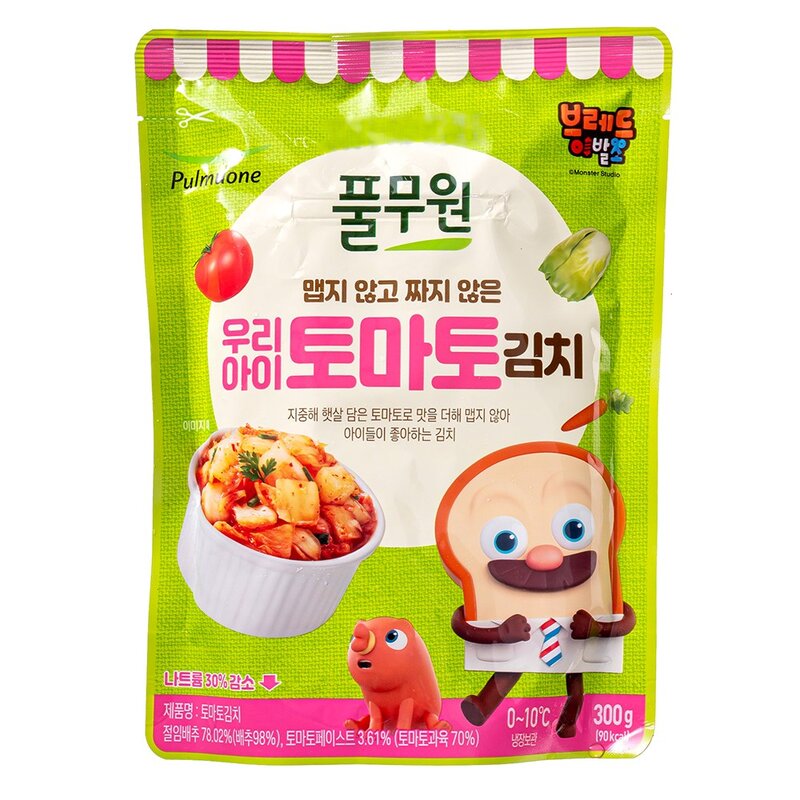 풀무원 우리아이 토마토김치, 300g, 1개