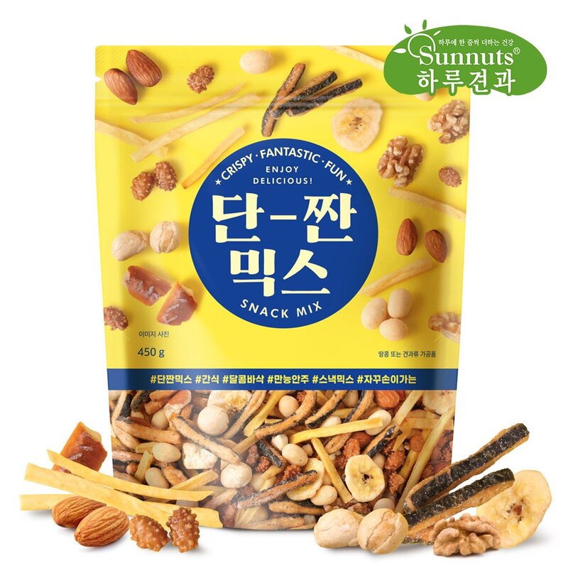 단짠믹스 스낵, 450g, 2개