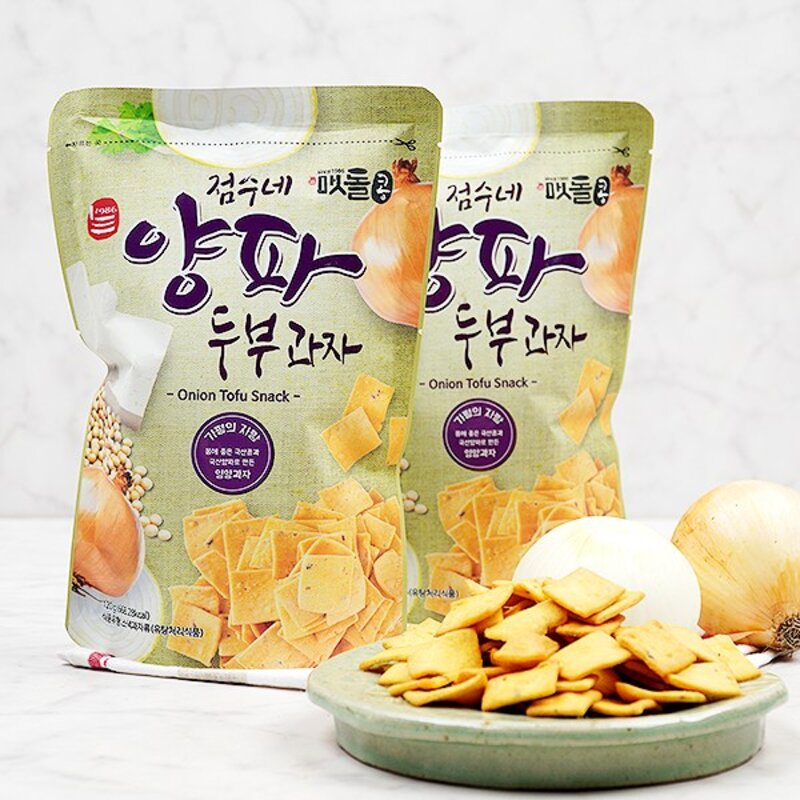 양파 두부과자 120g, 3개