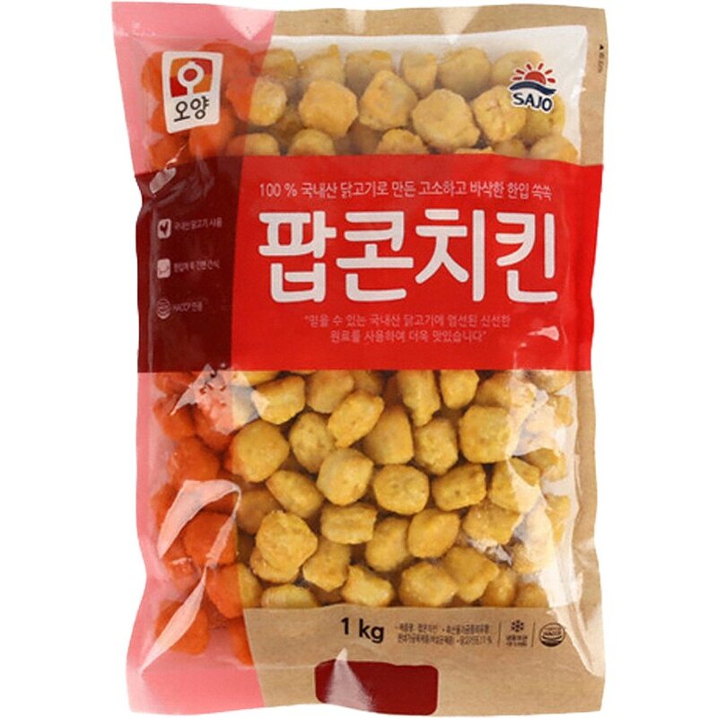 [사조대림] 오양 팝콘치킨 2kg, 1kg, 1개