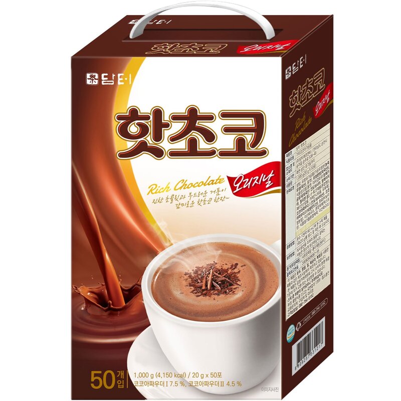 담터 핫초코분말, 20g, 50개입, 5개