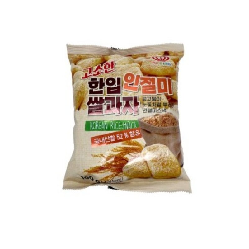 고소한 한입 인절미 쌀과자, 70g, 10개