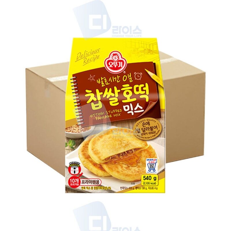 오뚜기 찹쌀호떡 믹스, 400g, 3개