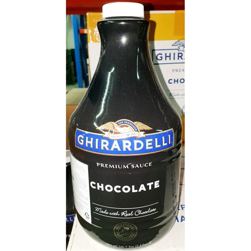 Ghirardelli 프리미엄 초콜릿 시럽 2.47kg, 454g, 1개