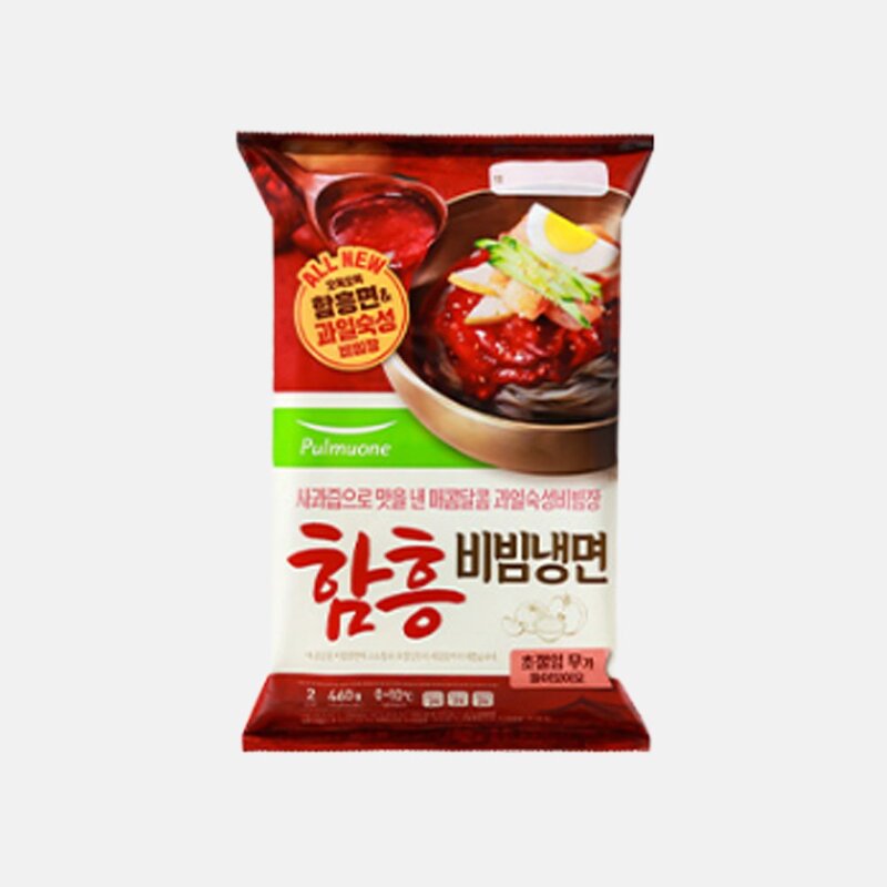 풀무원 함흥 비빔냉면 2인분 460g, 5개