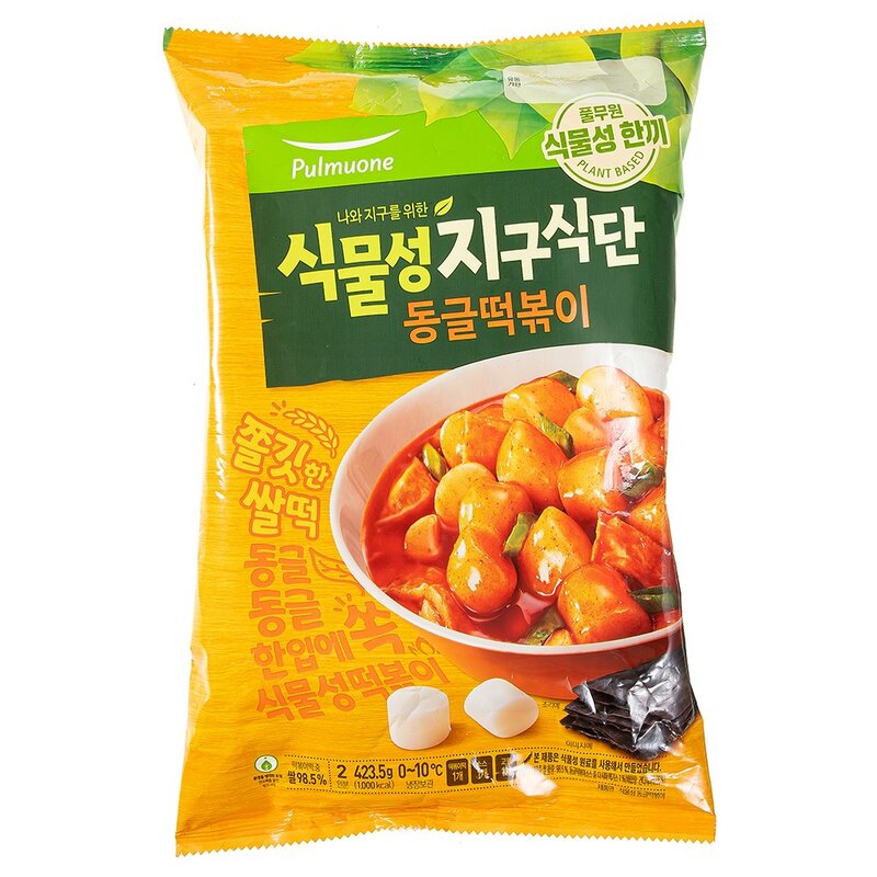 풀무원 식물성 지구식단 동글떡볶이 2인분, 423.5g, 1개