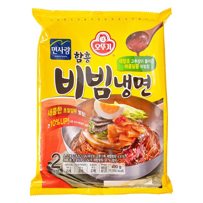 오뚜기 함흥 비빔냉면 2인분, 490g, 1개