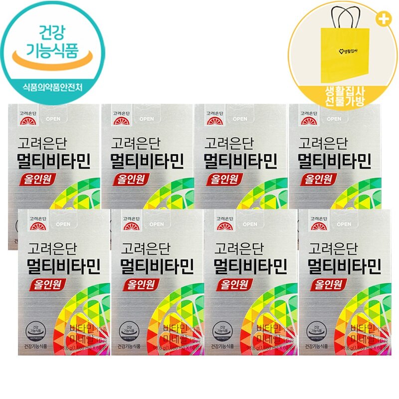 고려은단 멀티비타민 올인원 1 560mg X 60정, 3개