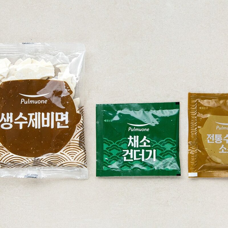 풀무원 해물 생 수제비 2인분, 367g, 1개