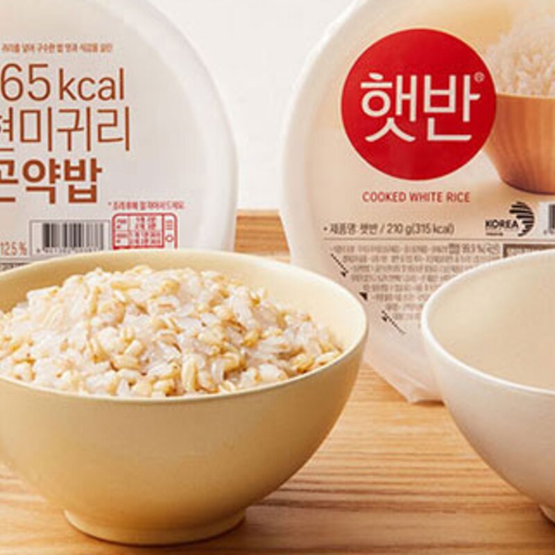 햇반 현미귀리 곤약밥, 150g, 12개