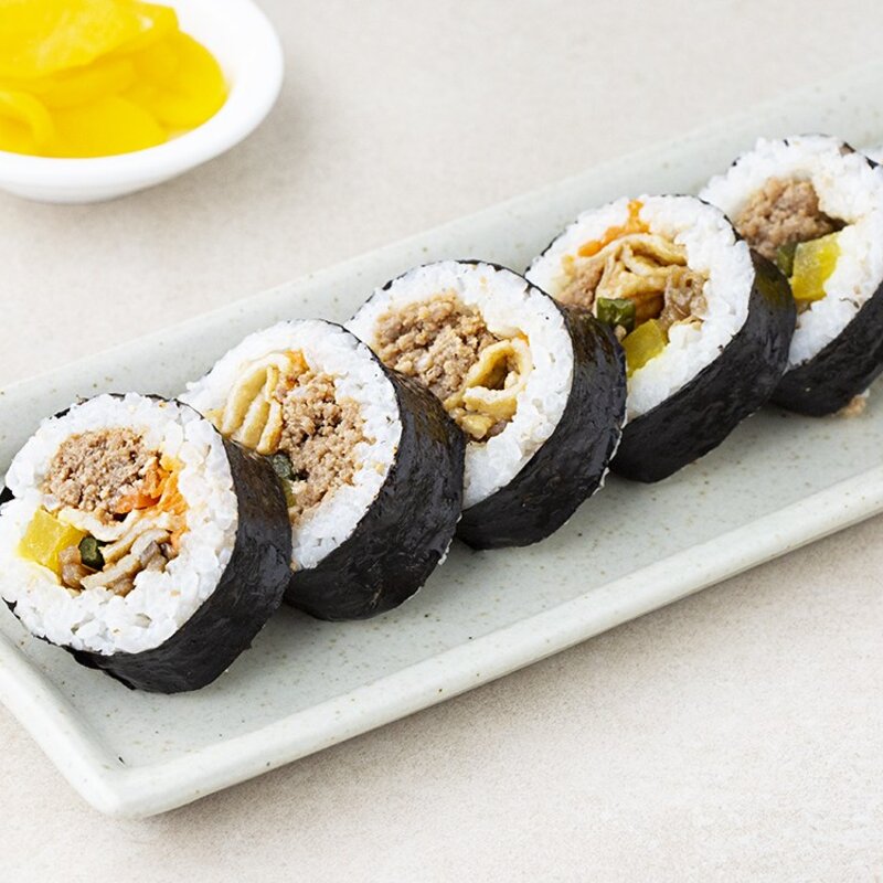 바바김밥 돈즙팡 돼지불고기김밥 (냉동), 3개, 240g